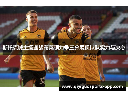 斯托克城主场迎战布莱顿力争三分展现球队实力与决心